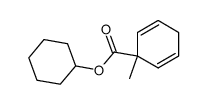 cyclohexyl 1-methylcyclohexa-2,5-diene-1-carboxylate结构式