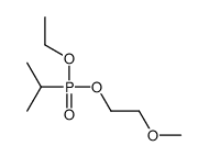 2-[ethoxy(2-methoxyethoxy)phosphoryl]propane Structure