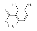 Benzoic acid, 3-amino-6-fluoro-2-mercapto-, methyl ester (9CI) structure