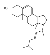 5,7,22-cholestatrien-3beta-ol structure