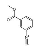 Benzoic acid, 3-isocyano-, methyl ester (9CI) structure