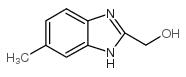 (6-Methyl-1H-benzimidazol-2-yl)methanol Structure