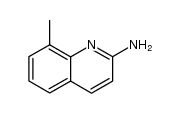 8-Methyl-2-quinolinamine结构式