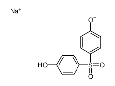 sodium,4-(4-hydroxyphenyl)sulfonylphenolate Structure