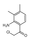 Ethanone, 1-(2-amino-3,4-dimethylphenyl)-2-chloro- (9CI) Structure