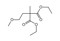 diethyl 2-(2-methoxyethyl)-2-methylpropanedioate结构式