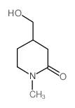 4-羟甲基-1-甲基-2-哌啶酮结构式