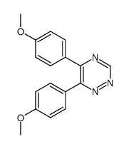 5,6-bis(4-methoxyphenyl)-1,2,4-triazine结构式