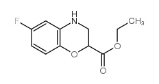 ethyl 6-fluoro-3,4-dihydro-2h-1,4-benzoxazine-2-carboxylate Structure