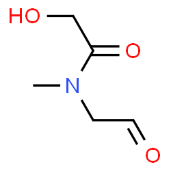 Acetamide, 2-hydroxy-N-methyl-N-(2-oxoethyl)- (9CI) structure