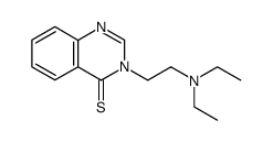 3-(2-diethylamino-ethyl)-3H-quinazoline-4-thione结构式