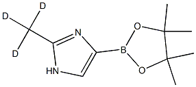 2-(methyl-d3)-4-(4,4,5,5-tetramethyl-1,3,2-dioxaborolan-2-yl)-1H-imidazole Structure