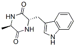 Cyclo(D-Ala-L-Trp-)结构式