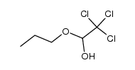 chloral propylhemiacetal Structure