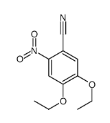 4,5-Diethoxy-2-nitrobenzonitrile Structure