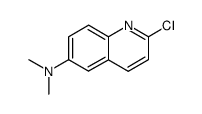 2-Chloro-6-(N,N-dimethylamino)quinoline结构式