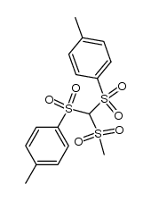 Methansulfon-bis-[4-tolyl-sulfon]-methan Structure