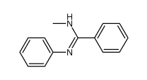 N-methyl-N'-phenyl-benzamidine结构式