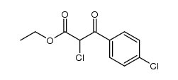 ethyl 2-chloro-3-(4-chlorophenyl)-3-oxopropanoate Structure