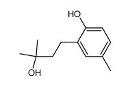 3-(2-hydroxy-5-methylphenyl)-1,1-dimethylpropan-1-ol Structure