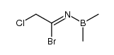 Chloressigsaeure-bromid-dimethylborylimid结构式