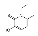 1-Ethyl-3-hydroxy-6-methylpyridine-2(1H)-thione Structure