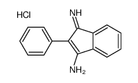 3-imino-2-phenylinden-1-amine,hydrochloride结构式