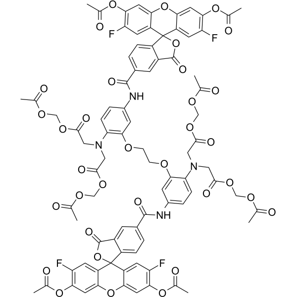 FG 488 BAPTA-2 AM Structure