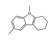 1,2,3,4-tetrahydro-6,9-dimethylcarbazole Structure