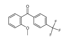 (2-methoxyphenyl)[4-(trifluoromethyl)phenyl]methanone Structure