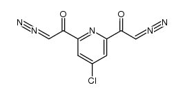 4-chloro-2,6-bis-(diazoacetyl)pyridine Structure