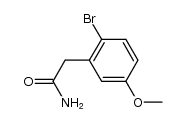 2-(2-bromo-5-methoxyphenyl)acetamide Structure