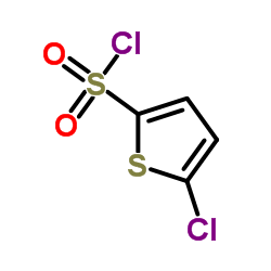 5-氯噻吩-2-磺酰氯结构式