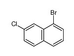 1-bromo-7-chloronaphthalene structure