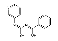 N-(pyridin-3-ylcarbamothioyl)benzamide结构式