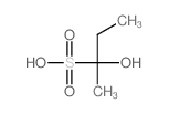 2-Butanesulfonic acid,2-hydroxy-, sodium salt (1:1)结构式