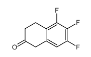 5,6,7-trifluoro-3,4-dihydro-1H-naphthalen-2-one Structure