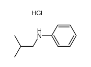 N-isobutylaniline hydrochloride结构式