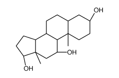 5ALPHA-Androstane-3B,11B,17B-triol Structure