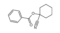 benzoic acid 1-cyanocyclohexyl ester结构式