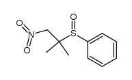 (2-methyl-1-nitro-propane-2-sulfinyl)benzene结构式