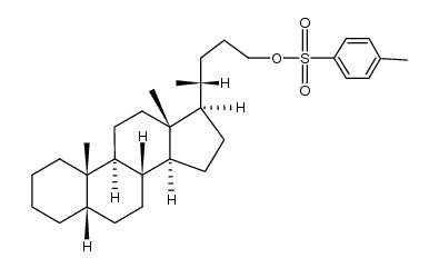 24-(toluene-4-sulfonyloxy)-5β-cholane结构式
