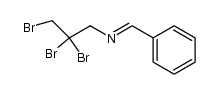 (E)-N-benzylidene-2,2,3-tribromopropan-1-amine Structure