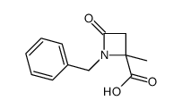 2-Azetidinecarboxylic acid,2-methyl-4-oxo-1-(phenylmethyl)- Structure