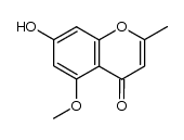 7-hydroxy-5-methoxy-2-methylchromone结构式