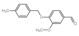 3-methoxy-4-[(4-methylphenyl)methoxy]benzaldehyde structure