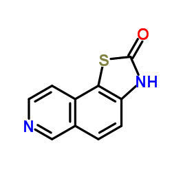 噻唑并[5,4-f]异喹啉-2(3H)-酮结构式