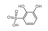 2,3-dihydroxy-benzenesulfonic acid结构式