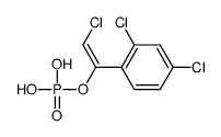 2,4-Dichloro-α-(chloromethylene)benzenemethanol dihydrogen phosphate结构式