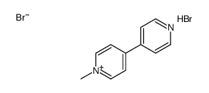 1-methyl-4-pyridin-1-ium-4-ylpyridin-1-ium,dibromide结构式